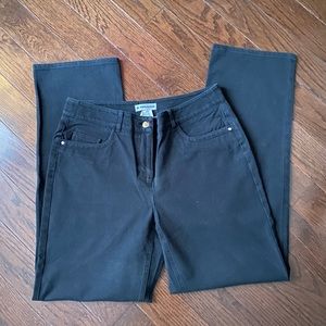 Black Straight Leg Pant #0799